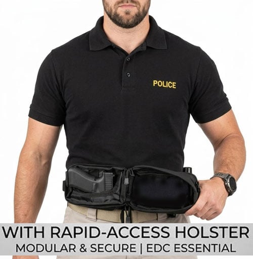 🔥 Tactical Waist Bag – Rugged EDC Crossbody Pack for Travel & Outdoor Adventure