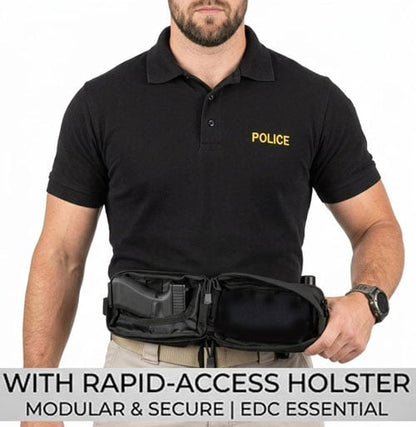 🔥 Tactical Waist Bag – Rugged EDC Crossbody Pack for Travel & Outdoor Adventure