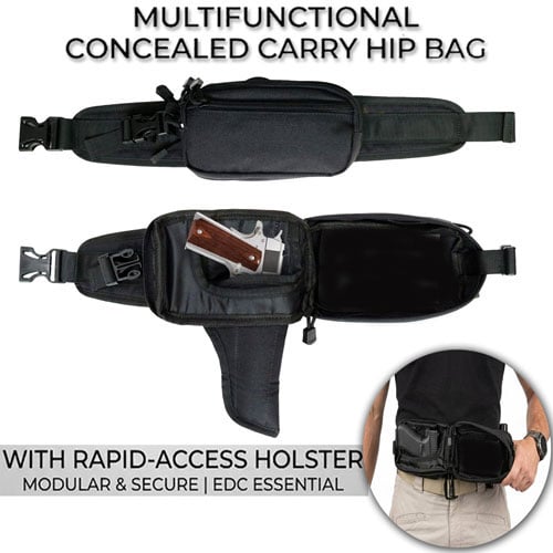 🔥 Tactical Waist Bag – Rugged EDC Crossbody Pack for Travel & Outdoor Adventure