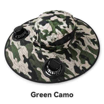 🌞 Solar-Powered Cooling Hat | Stay Cool Outdoors, No Batteries Needed