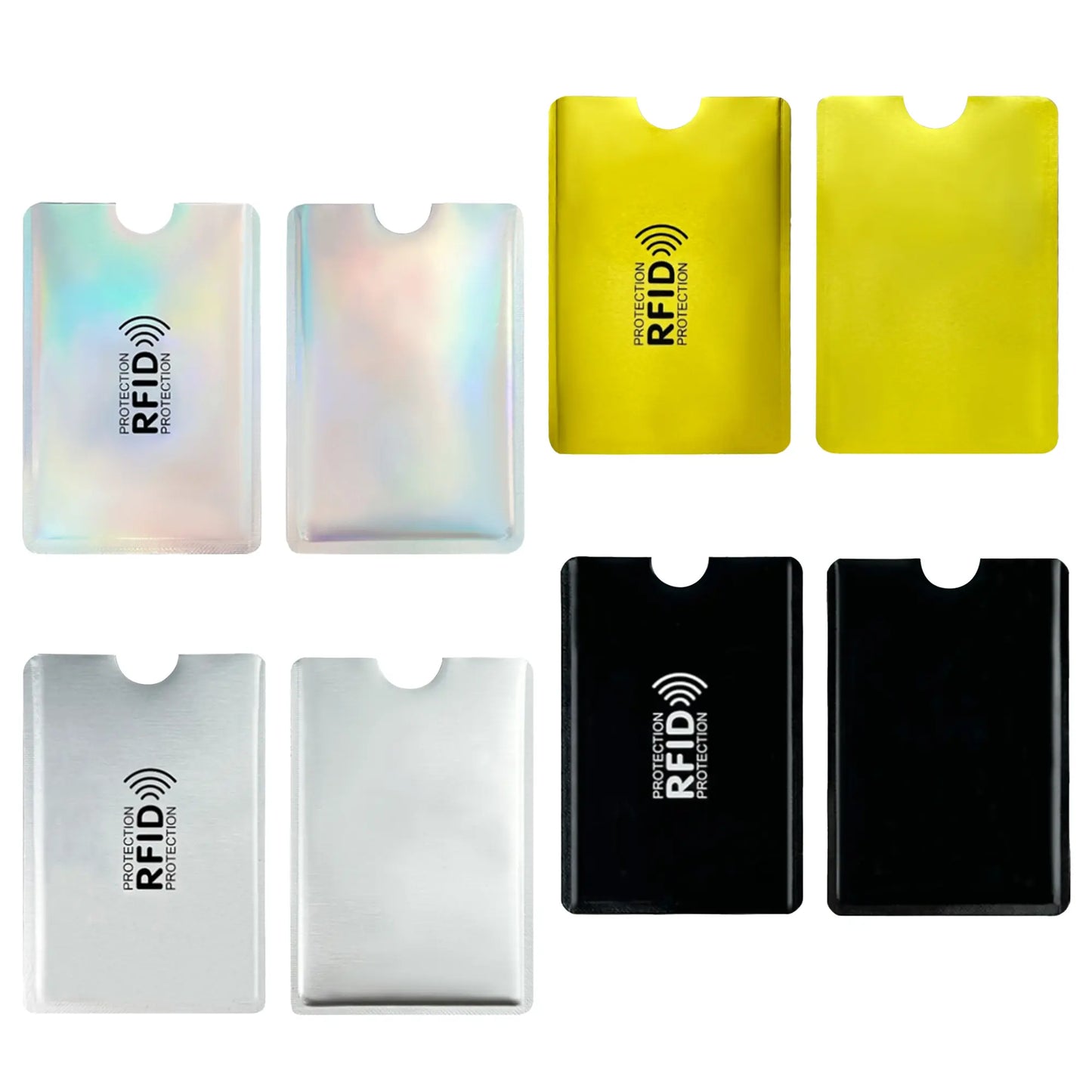 🚨 55% OFF LAST DAY ⏳ 🛡️ RFID Blocking Card Sleeves (8-Pack) – Slim Wallet Security Protectors