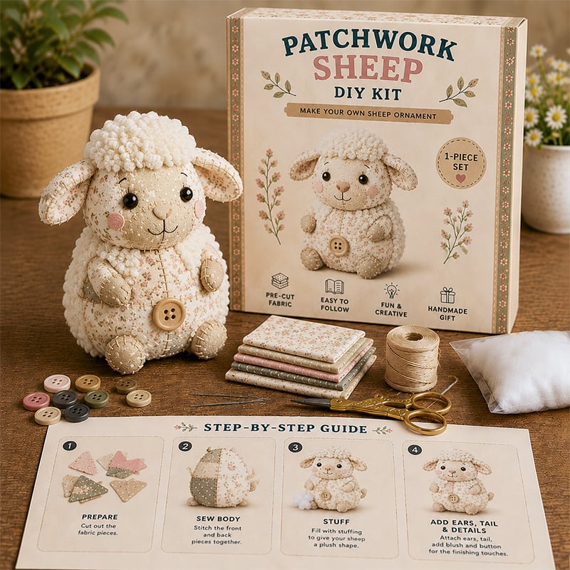 🧵🔥2026 Hot Sale DIY Patchwork Animal Kit – Create Your Own Adorable Animals