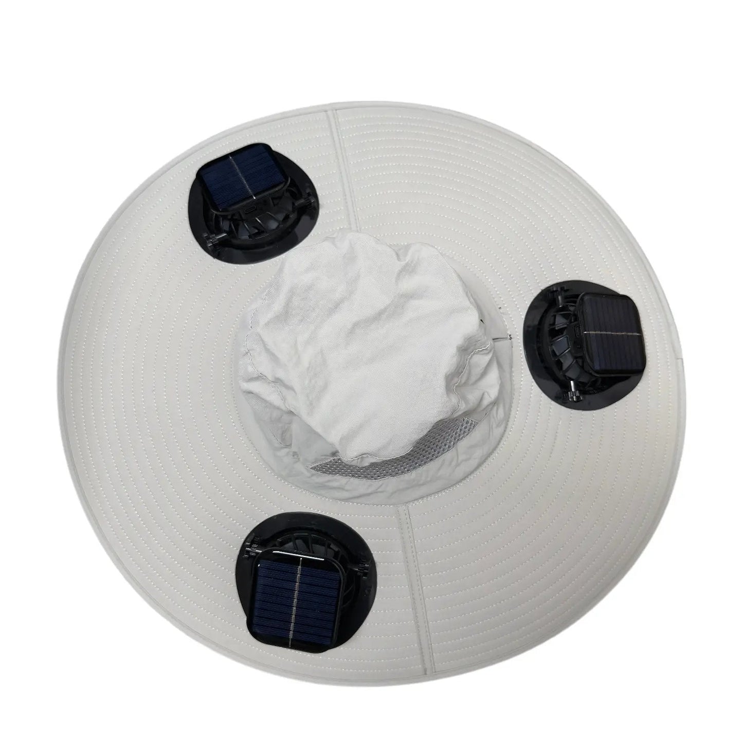 🧢 2026 Solar Cooling Hat – 🌬️ 3 Built-in Fans, UPF50+ Sun Protection – Solar + Battery Powered