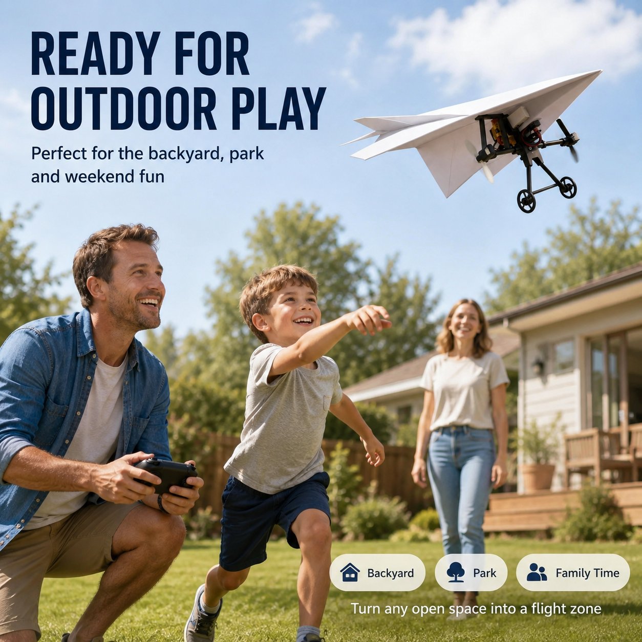 ✈️ RC Paper Airplane Kit – Turn Ordinary Paper Into A Flying Remote-Control Aircraft