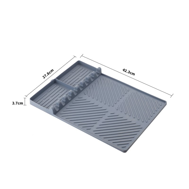 16.5x11" Silicone Mat – Heat Resistant, Dishwasher Safe, Non-Slip for Grill & Counter