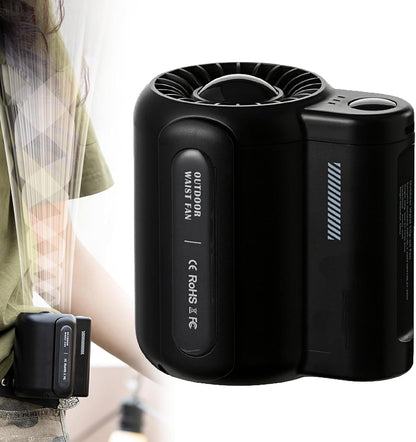 3-Speed Clip-On Underwear Fan, Wearable Personal Clip-On Fan