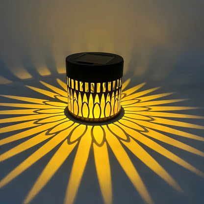 Mandala Solar Wall Lamp – Magical Patio Night Ambience
