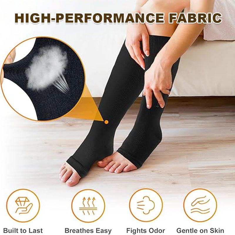 🏃‍♂️ Sports Zipper Socks – ⚡ Easy Side-Zip Design – Ankle Support, Reinforced Heel & Breathable Quick-Dry Fabric