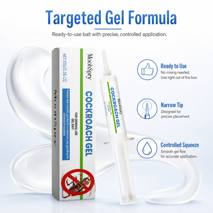 🏷️ 50% OFF TODAY 🚫🪳 Max Force Roach Killer Gel Bait • Professional Nest Elimination Syringe