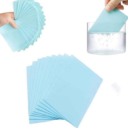 100PCS Water Soluble Cleaning Sheet, Floor Cleaning Sheet