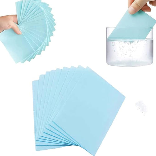 100PCS Water Soluble Cleaning Sheet, Floor Cleaning Sheet