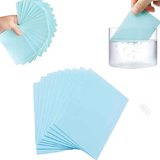 100PCS Water Soluble Cleaning Sheet, Floor Cleaning Sheet