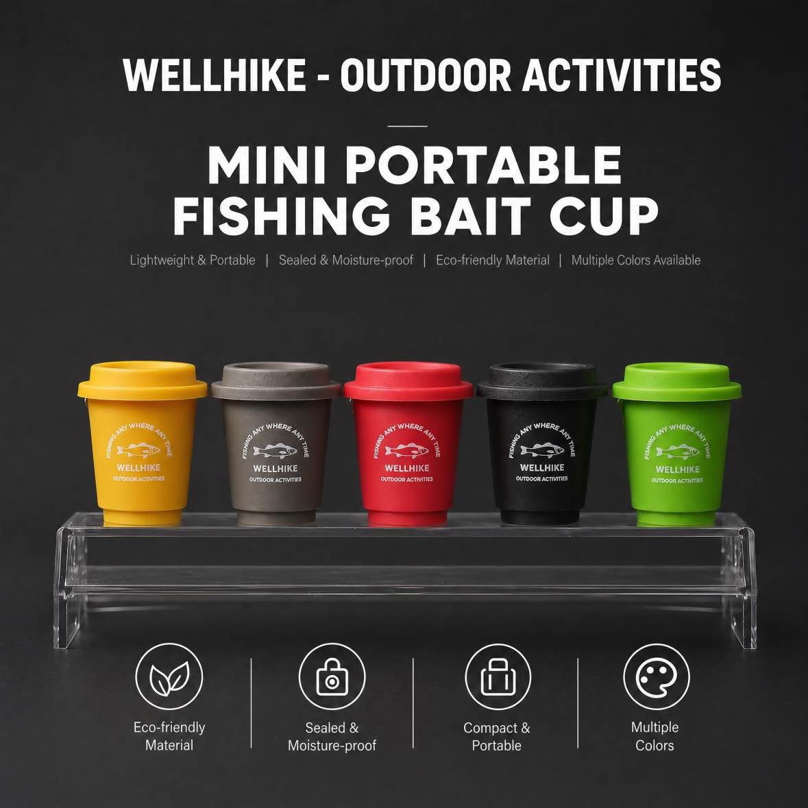 Revolutionary Fish Attractant Bait – High-Performance Cup-Packed Fishing Lure