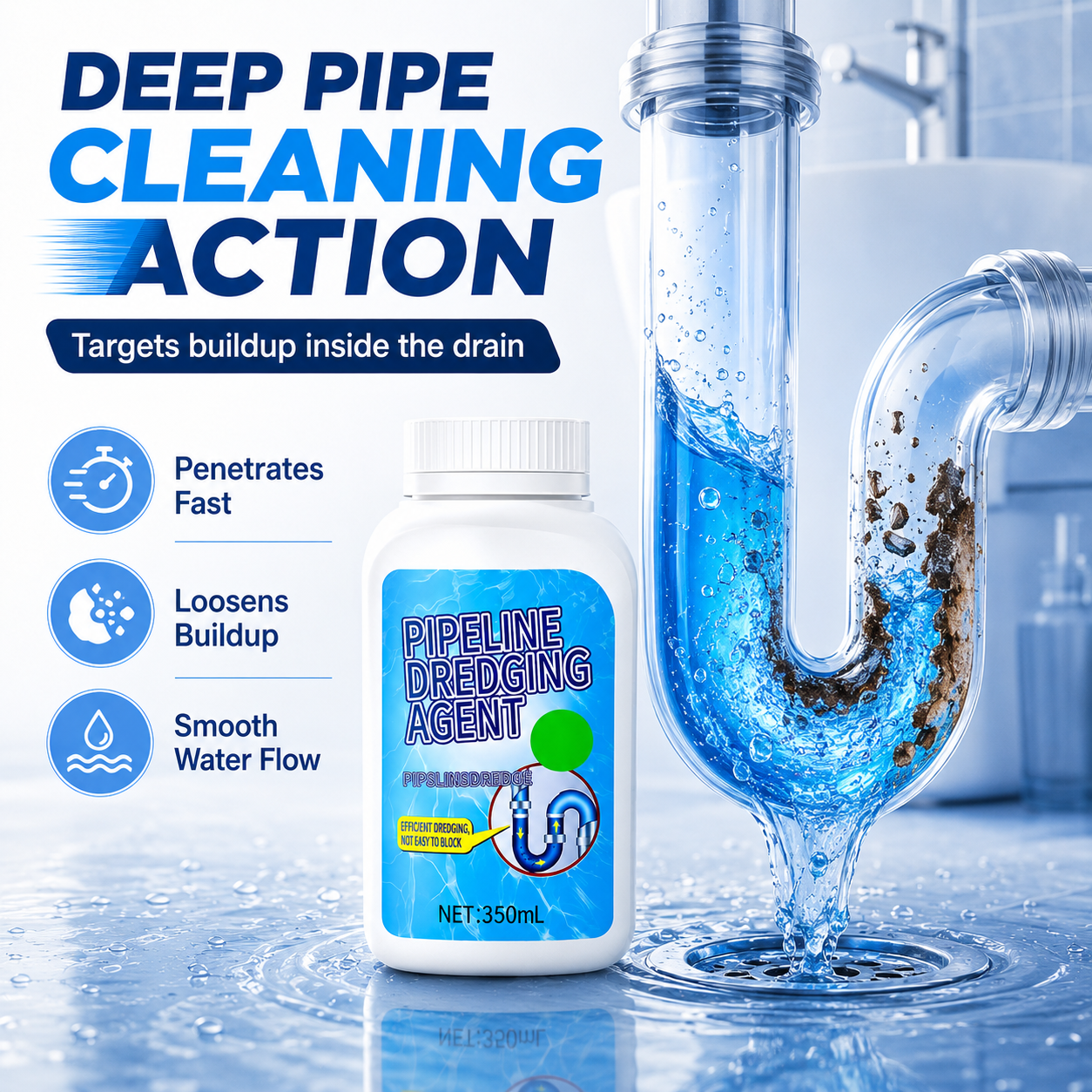 2026 New Multi-Purpose Drain Cleaner 350g