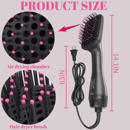 1 Step Ionic Hair Straightener and Dryer Brush