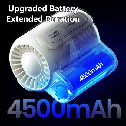 3-Speed Clip-On Underwear Fan, Wearable Personal Clip-On Fan