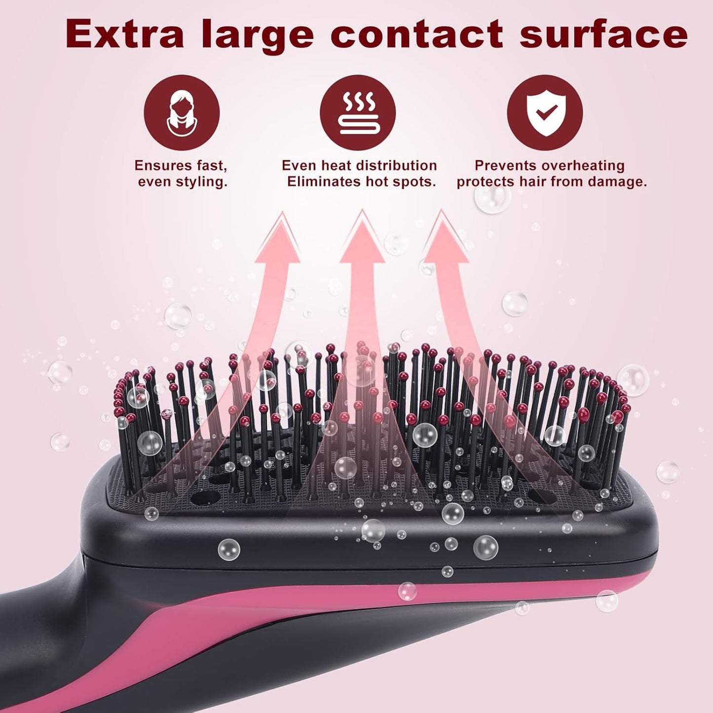 1 Step Ionic Hair Straightener and Dryer Brush