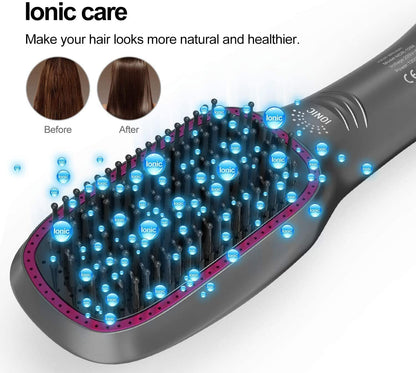 3-in-1 Hair Dryer and Comb, Straightening Comb
