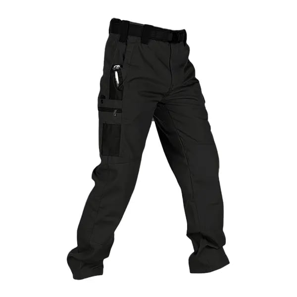 🔥Men's Waterproof Tactical Work Pants - Solid Color with Multi-Pockets for Outdoor Activities
