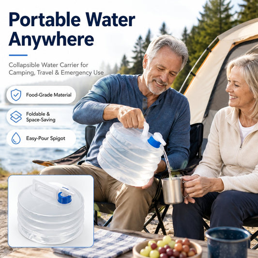 🔥 Last Day 49% OFF - Collapsible Polyethylene Water Carrier Container with Leakproof Spigot
