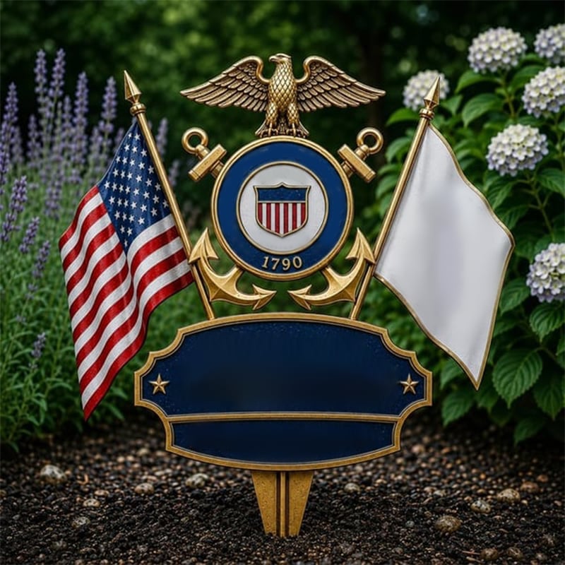 🎖️US Military Branch Tribute Garden Stake Collection