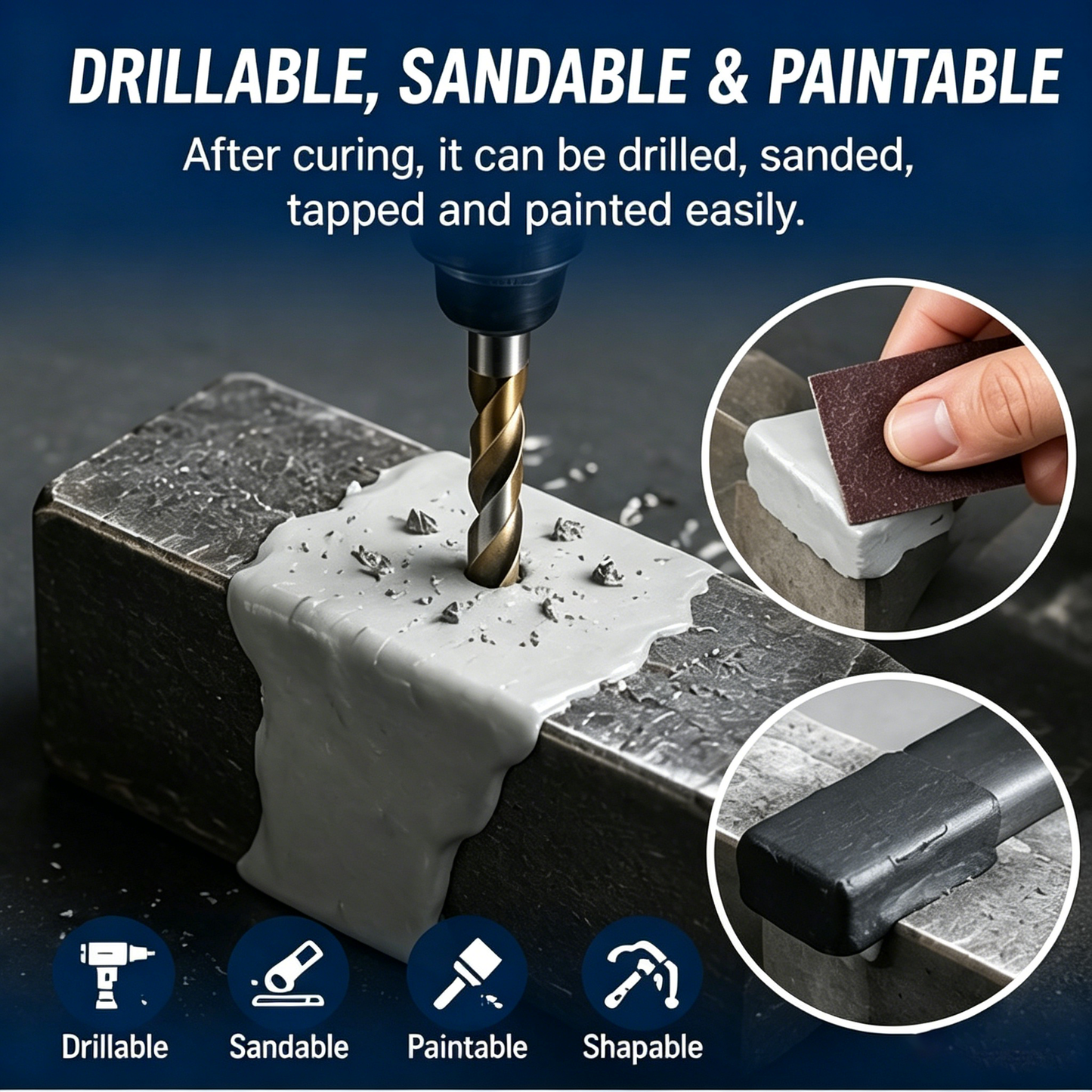💥SAVE 50% NOW🛠️ Epoxy Repair Putty – ⚡ Sets in 5 Minutes, Cures Like Steel – Fix Furniture, Pipes, Ceramics & More – 4000 PSI Strength