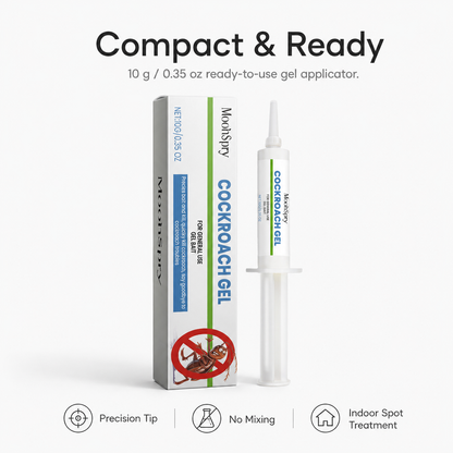 🏷️ 50% OFF TODAY 🚫🪳 Max Force Roach Killer Gel Bait • Professional Nest Elimination Syringe