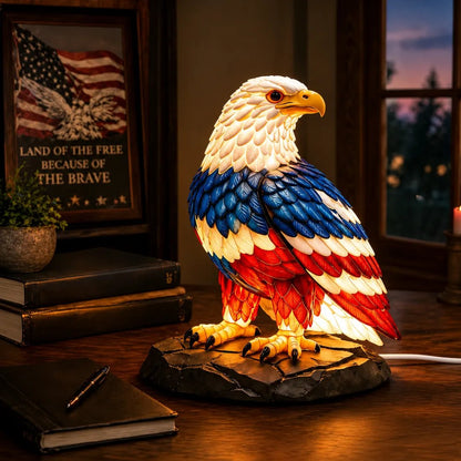 ⚡️Independence Day 49% OFF- 🦅U.S. 250th Eagle Stained Glass Table Lamp