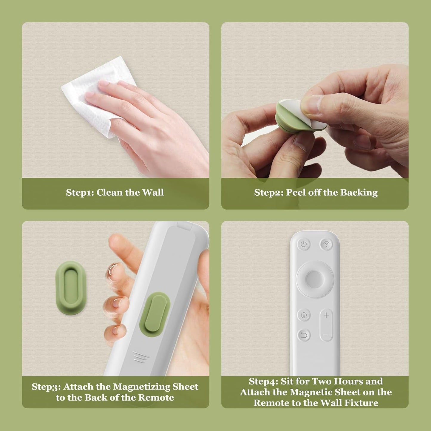 Self-Adhesive TV Remote Control Mount