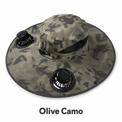 🌞 Solar-Powered Cooling Hat | Stay Cool Outdoors, No Batteries Needed