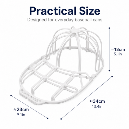 Cap Washer for Baseball Caps – New Model with Anti-Deformation Support Frame and Care Bag