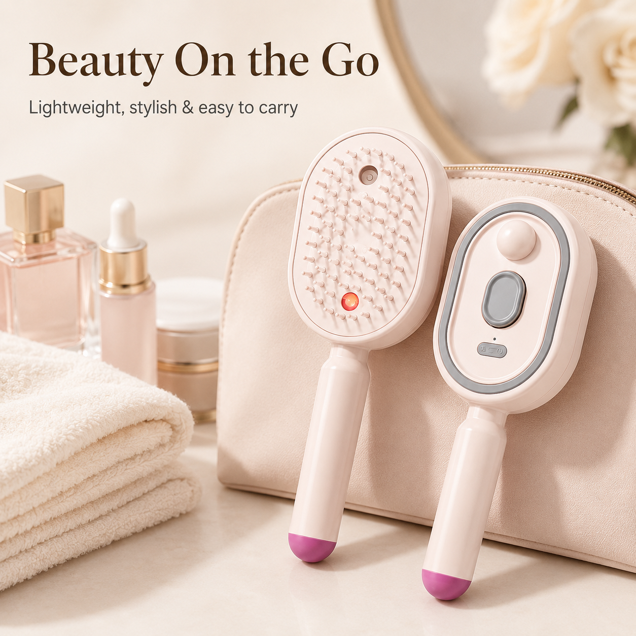 💆‍♀️ 3-in-1 Electric Spray Massage Comb – Scalp Spa Hair Brush