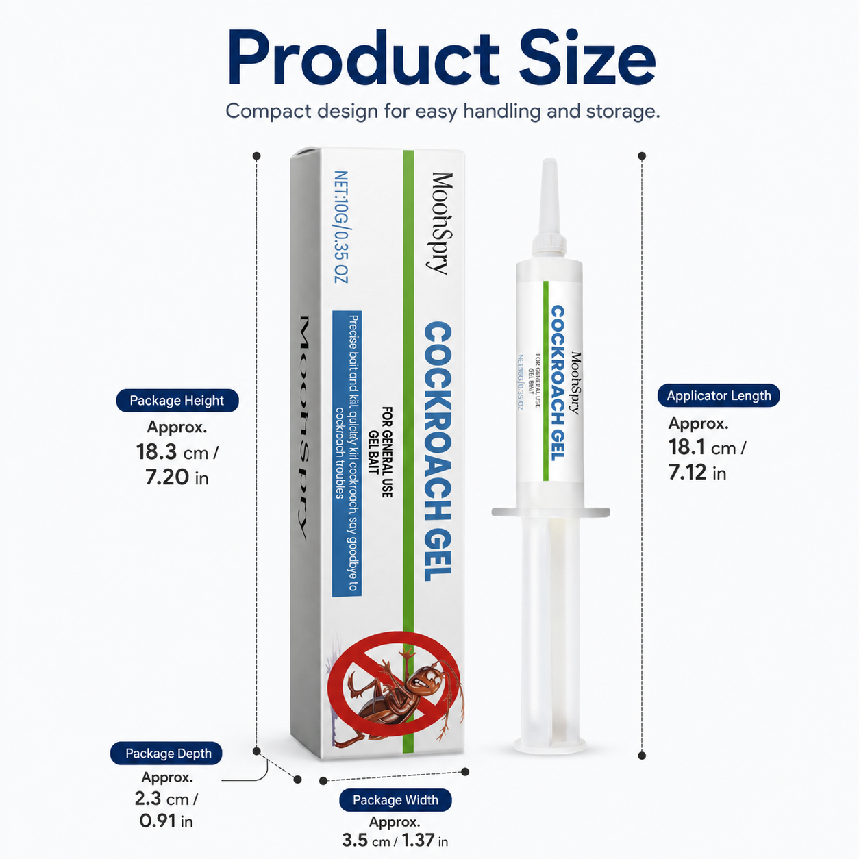 🏷️ 50% OFF TODAY 🚫🪳 Max Force Roach Killer Gel Bait • Professional Nest Elimination Syringe