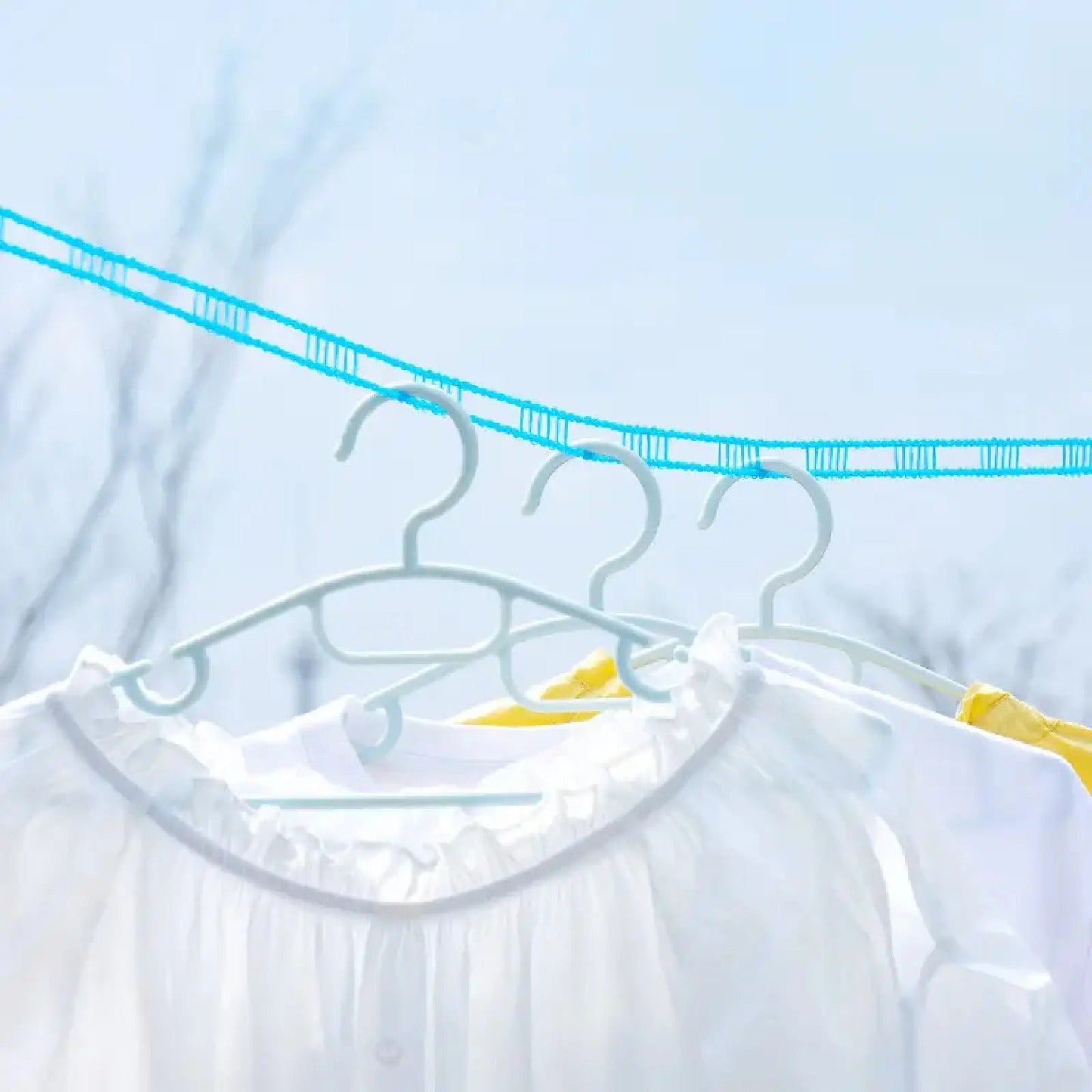 🧺Three colors✨ 🌤️ Windproof Travel Clothesline 10M | No-Slip Laundry Drying Rope for Balcony, Camping & RV