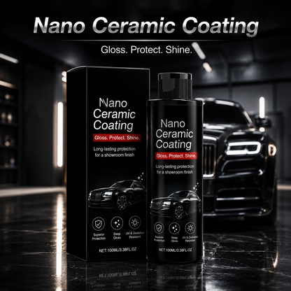 Nano Instant Ceramic Coating Professional Edition - Premium Car Care - Instantly delivers a mirror-like shine and protects the paintwork