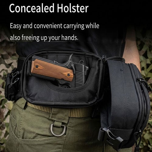 🔥 Tactical Waist Bag – Rugged EDC Crossbody Pack for Travel & Outdoor Adventure
