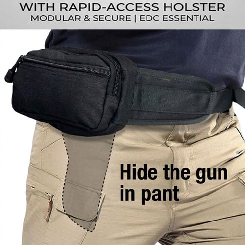 🔥 Tactical Waist Bag – Rugged EDC Crossbody Pack for Travel & Outdoor Adventure