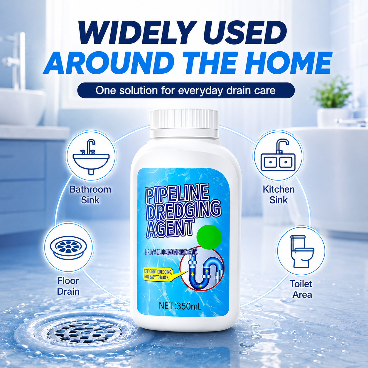 2026 New Multi-Purpose Drain Cleaner 350g