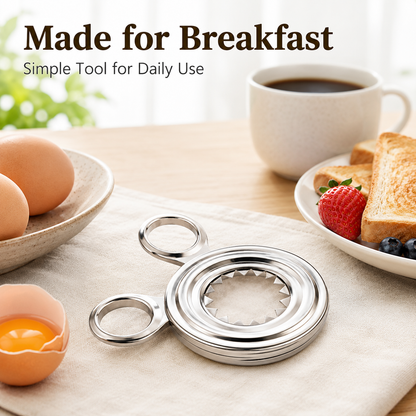 Stainless Steel Egg Cracker, Egg Shell Opener, Handheld Egg Cracker, Egg Opener, Household Egg Peeler