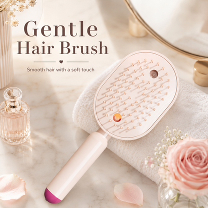 Electric Mist Airbag Massage Comb: Essential Oil Diffuser, Hair Care Comb, Self-Cleaning, Anti-Tangle, Volumizing