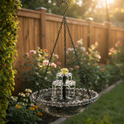 🐦 49% OFF Today – Solar Hanging Bird Bath Fountain | Attract Birds & Create a Peaceful Garden Oasis 🐦💦
