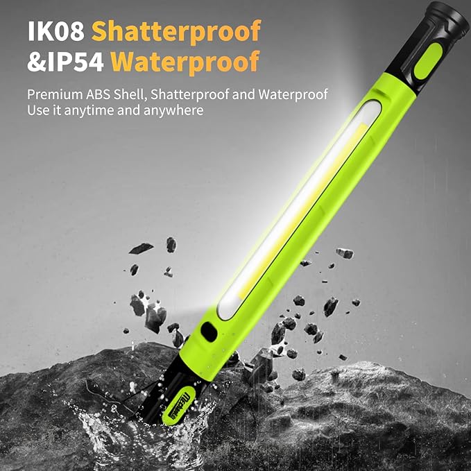 [Father's Day Gift] 💡🔋 3000LM Rechargeable LED Work Light | Magnetic Hands-Free Power Bank