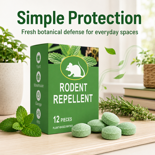 💥HOT SALE 50%OFF💥🟢 Natural Peppermint Rodent Repellent Tablets – 12 Pack