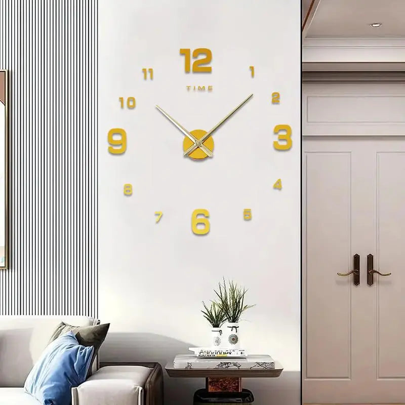 🕐 DIY 3D Acrylic Wall Clock | Silent Modern Wall Decor