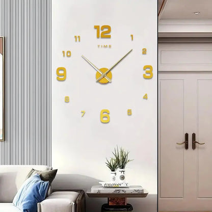 🕐 DIY 3D Acrylic Wall Clock | Silent Modern Wall Decor