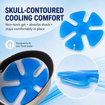 ❄️Last Day 50% OFF - Universal Contoured Cooling Gel Pad Insert For Hats And Helmets