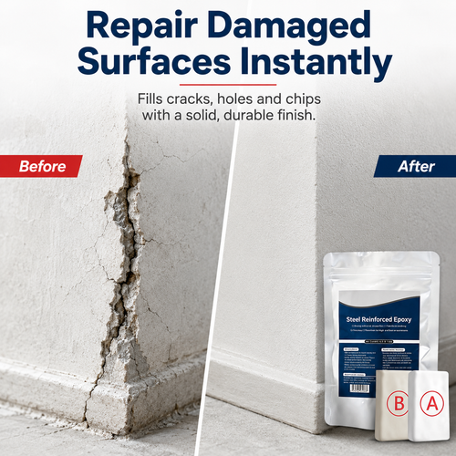 💥SAVE 50% NOW🛠️ Epoxy Repair Putty – ⚡ Sets in 5 Minutes, Cures Like Steel – Fix Furniture, Pipes, Ceramics & More – 4000 PSI Strength