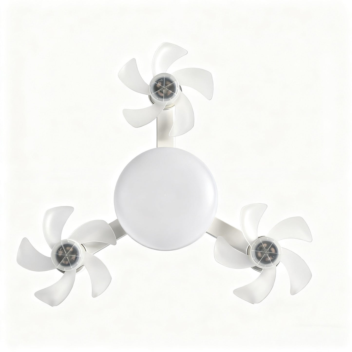 Silent Foldable E27 Fan Light
