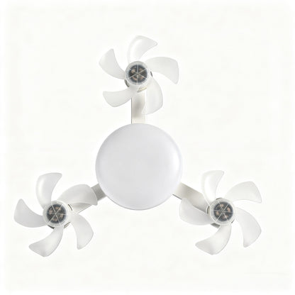 Silent Foldable E27 Fan Light