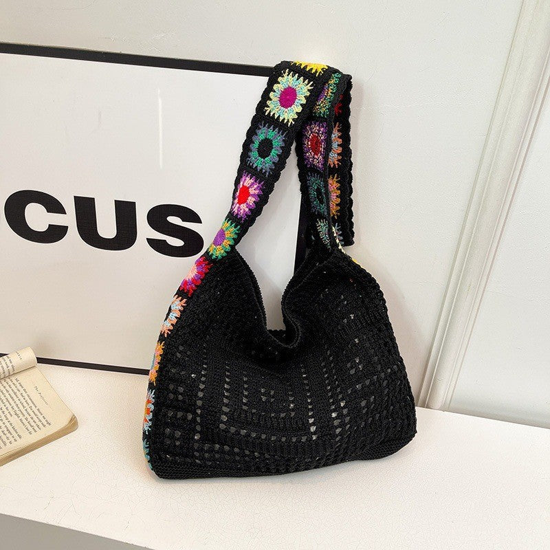 👜🧶 Chunky Knit Crochet Tote Bag | Beach & Summer Shoulder Bag